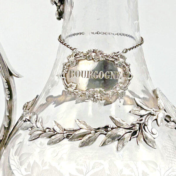 French-silver-claret-jug-by-Charles-Nicholas-Odiot-19th-2 French Silver Claret Jug By Charles Nicolass Odiot 19th