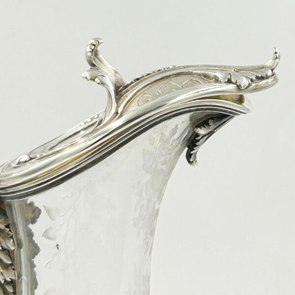 French-silver-claret-jug-by-Charles-Nicholas-Odiot-19th-6 French Silver Claret Jug By Charles Nicolass Odiot 19th