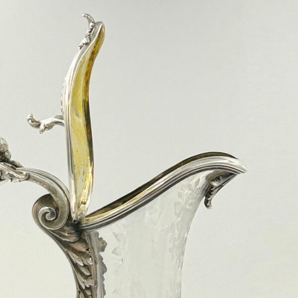 French-silver-claret-jug-by-Charles-Nicholas-Odiot-19th-7 French Silver Claret Jug By Charles Nicolass Odiot 19th
