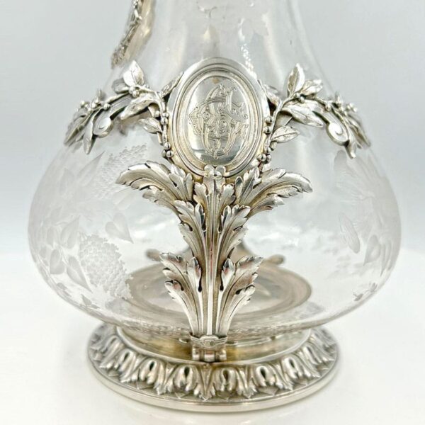French-silver-claret-jug-by-Charles-Nicholas-Odiot-19th-9 French Silver Claret Jug By Charles Nicolass Odiot 19th