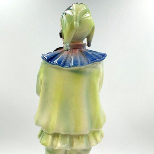 Goldscheider-art-deco-Pierrette-figurine-by-Dakon-and-Lorenzyl-c1925-4 Goldscheider Art Deco Pierrette Figurine By Damon and Lorenzl C1925