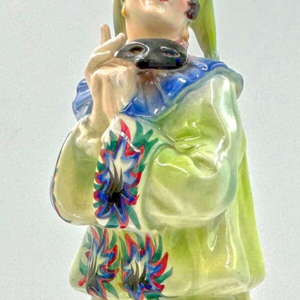Goldscheider-art-deco-Pierrette-figurine-by-Dakon-and-Lorenzyl-c1925-9 Goldscheider Art Deco Pierrette Figurine By Damon and Lorenzl C1925