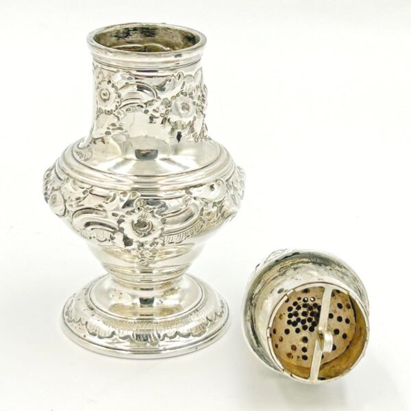 Hallmarked Silver Pepperette London 1737 Samuel Wood