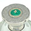 Hallmarked Silver Top Rock Crystal Perfume Bottle  C1920