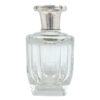 Hallmarked Silver Top Rock Crystal Perfume Bottle  C1920