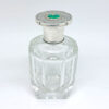 Hallmarked Silver Top Rock Crystal Perfume Bottle  C1920