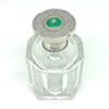 Hallmarked Silver Top Rock Crystal Perfume Bottle  C1920