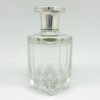Hallmarked Silver Top Rock Crystal Perfume Bottle  C1920