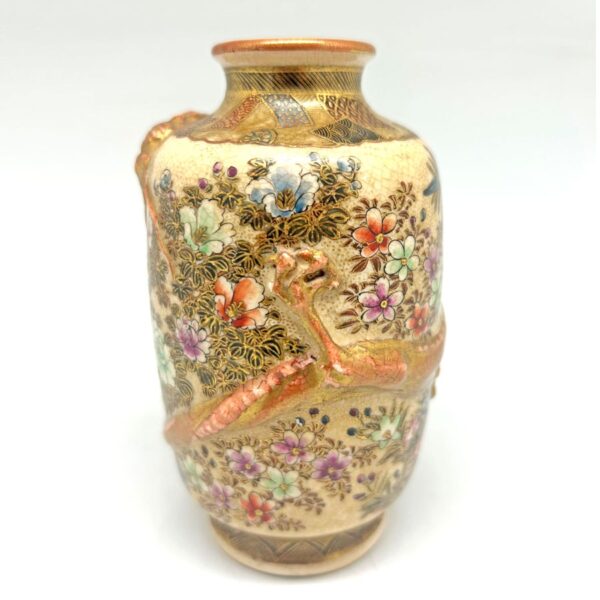 Japanese-Meij-Period-Satsuma-Dragon-Vase-1903-1 Japanese Meij Period Satsuma Dragon Vase 1903