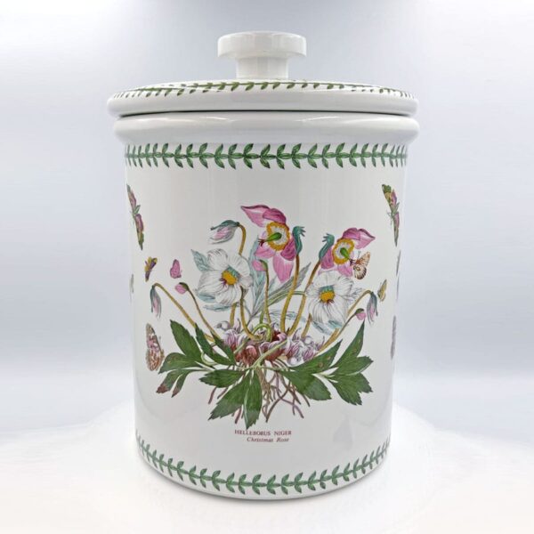 Portmeirion Botanic Garden Extra Large Lidded Jar Christmas Rose