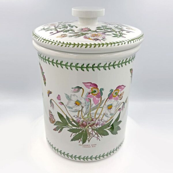 Portmeirion Botanic Garden Extra Large Lidded Jar Christmas Rose