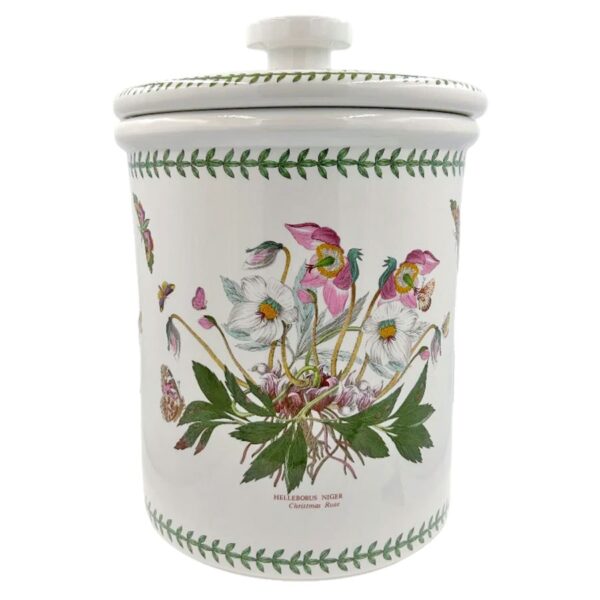 Portmeirion Botanic Garden Extra Large Lidded Jar Christmas Rose