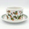 Portmeirion Botanic Garden Serving Bowl On Stand Scarlet Pimpernel