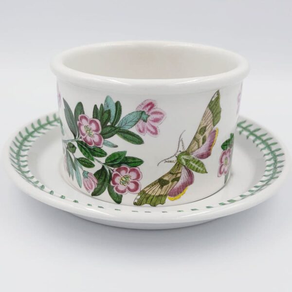 Portmeirion Botanic Garden Serving Bowl On Stand Scarlet Rhododendron