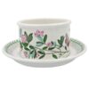 Portmeirion Botanic Garden Serving Bowl On Stand Scarlet Rhododendron