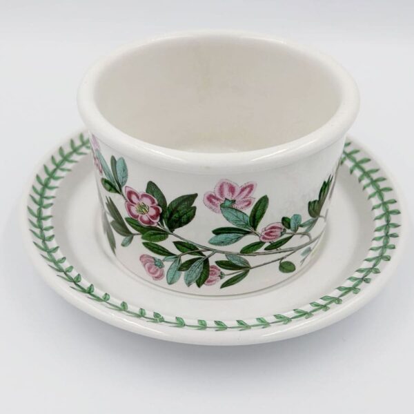 Portmeirion Botanic Garden Serving Bowl On Stand Scarlet Rhododendron