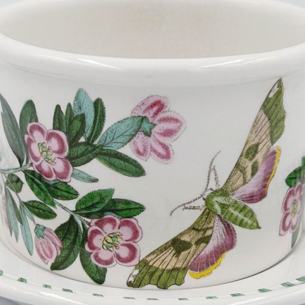Portmeirion Botanic Garden Serving Bowl On Stand Scarlet Rhododendron
