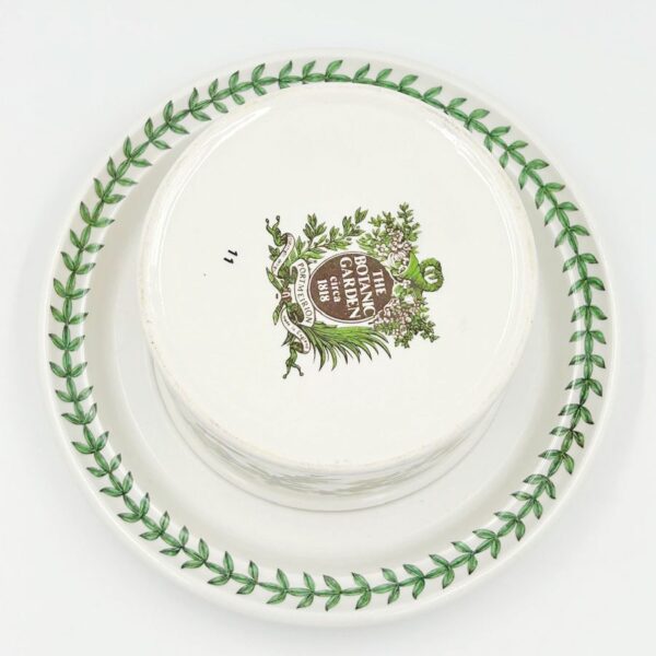 Portmeirion Botanic Garden Serving Bowl On Stand Scarlet Pimpernel