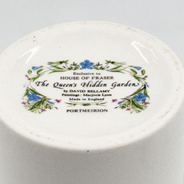 Portmeirion Vase The Queens Hidden Garden Blue Bells