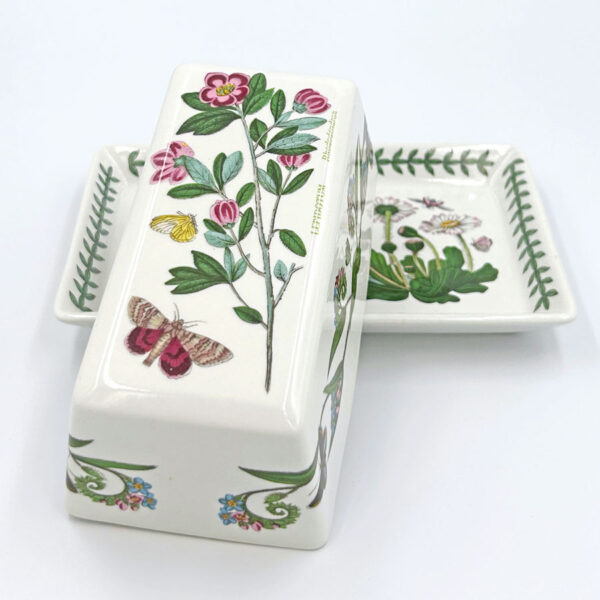 Portmeirion Botanic Garden Butter Dish Rhododendron Clyde on 4th
