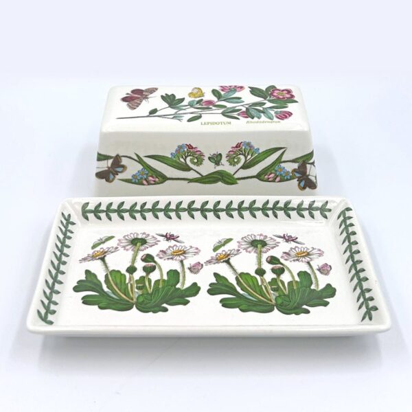 Portmeirion Botanic Garden Butter Dish  Rhododendron