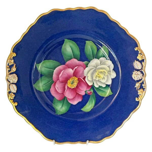 Spode-Copeland-hand-painted-tea-cake-plate-miss-nora-l347 Spode Copeland Hand Painted Tea Cake Plate Miss Nora L347