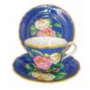 Spode Copeland Hand Painted Tea Trio Akebono