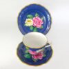 Spode Copeland Hand Painted Tea Trio Pink Herme