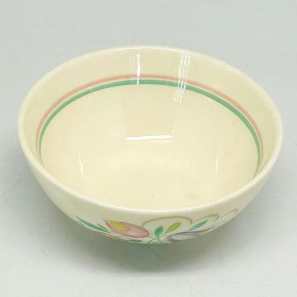 Susie-Cooper-Banded-Dresden-Spray-Coffee-Sugar-Bowl-2 Susie Cooper Banded Dresden Spray Coffee Sugar Bowl