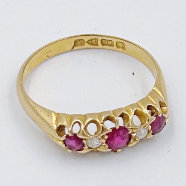 18ct-gold-ruby-and-diamond-ring-Sheffield-1 18ct Gold Ruby and Diamond Ring Sheffield