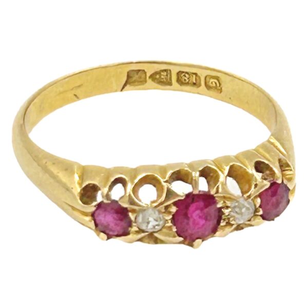 18ct-gold-ruby-and-diamond-ring-Sheffield 18ct Gold Ruby and Diamond Ring Sheffield