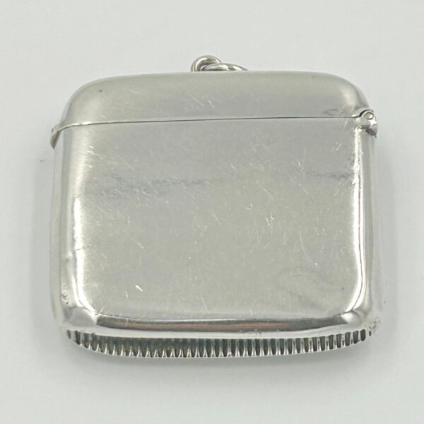 Hallmarked Silver Vesta Case Reynolds Angels Birmingham 1900