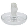 Lalique Frosted Glass Rapace Ring Tray