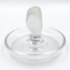 Lalique Frosted Glass Rapace Ring Tray