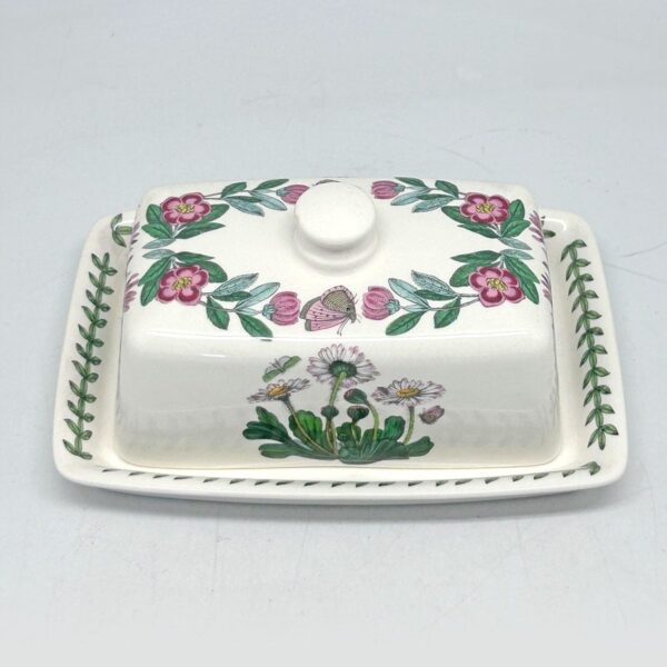 Portmeirion Botanic Garden Butter Dish Cyclamen
