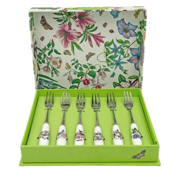 Portmeirion Botanic Garden Boxed Set Cake Forks