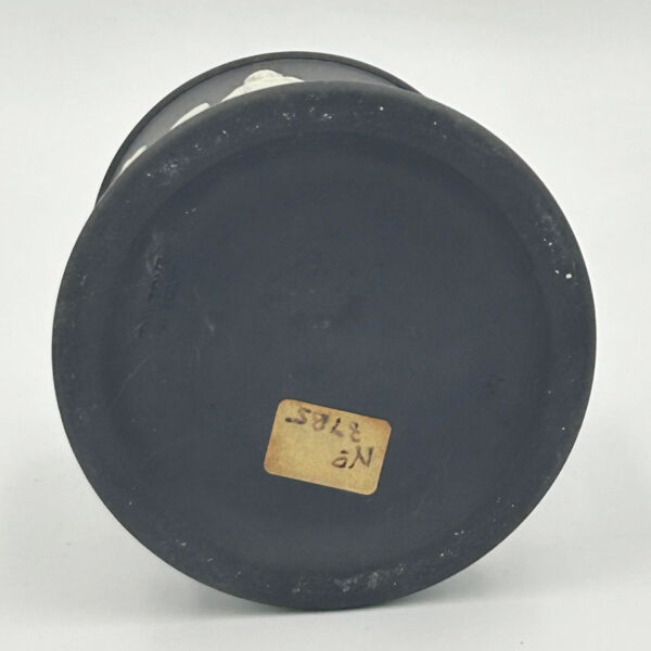 Wedgwood Jasperware Black Basalt Maidens Jar and Cover
