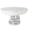 Art Deco Julien Vaseline Glass Tazza C1930