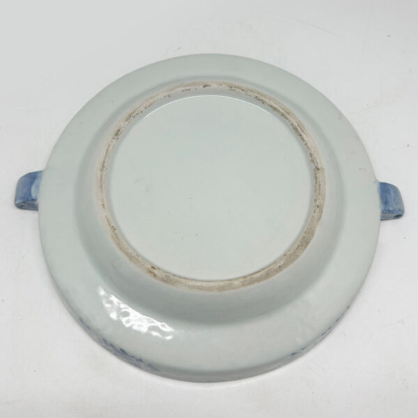 Chinese Blue and White Qianlong Hot Water Plate C1760