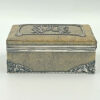 German Silver Mounted Shagreen Hinged Box Berthold Muller