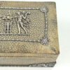 German Silver Mounted Shagreen Hinged Box Berthold Muller