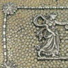 German Silver Mounted Shagreen Hinged Box Berthold Muller