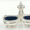 Hallmarked Silver Condiment Set Birmingham 1937 Boxed