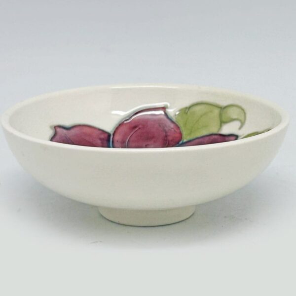 Moorcroft Clematis Footed Bowl C1938 White Ground