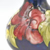 Moorcroft Hibiscus Blue Ground Vase C1955