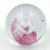 Murano Glass Pink Swirl Paperweight 20th