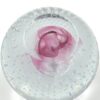 Murano Glass Pink Swirl Paperweight 20th