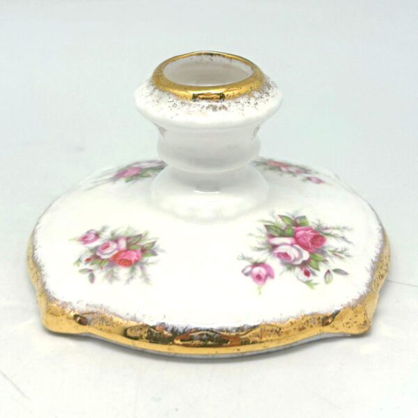 Paragon Victoriana Rose Pair Candlesticks