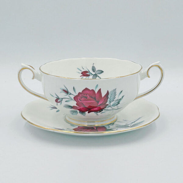 Royal-Albert-sweet-romance-soup-coupe-and-saucer-1 Royal Albert Sweet Romance Soup Coupe and Saucer