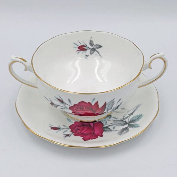 Royal-Albert-sweet-romance-soup-coupe-and-saucer-2 Royal Albert Sweet Romance Soup Coupe and Saucer